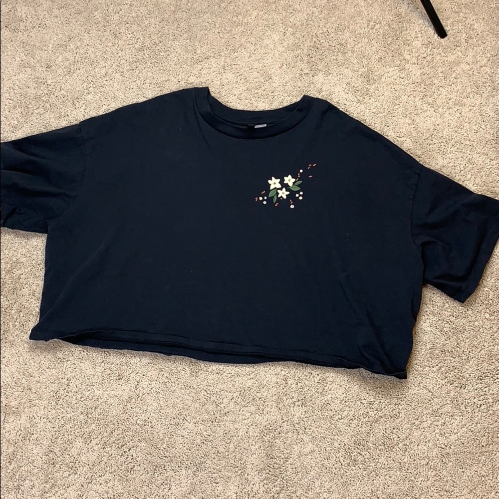 H&M Cropped Shirt